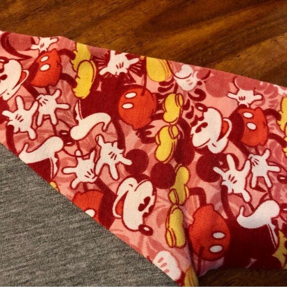 Lula Roe Girls Disney Mickey Mouse Baseball Three Quarter Sleeved Shirt Size 2 - Picture 5 of 7